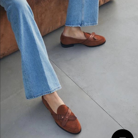 Frame Le Larchmont Loafer in Whiskey BNIB - Picture 1 of 8